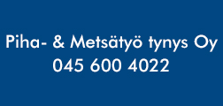 Piha- & Metsätyö tynys Oy logo